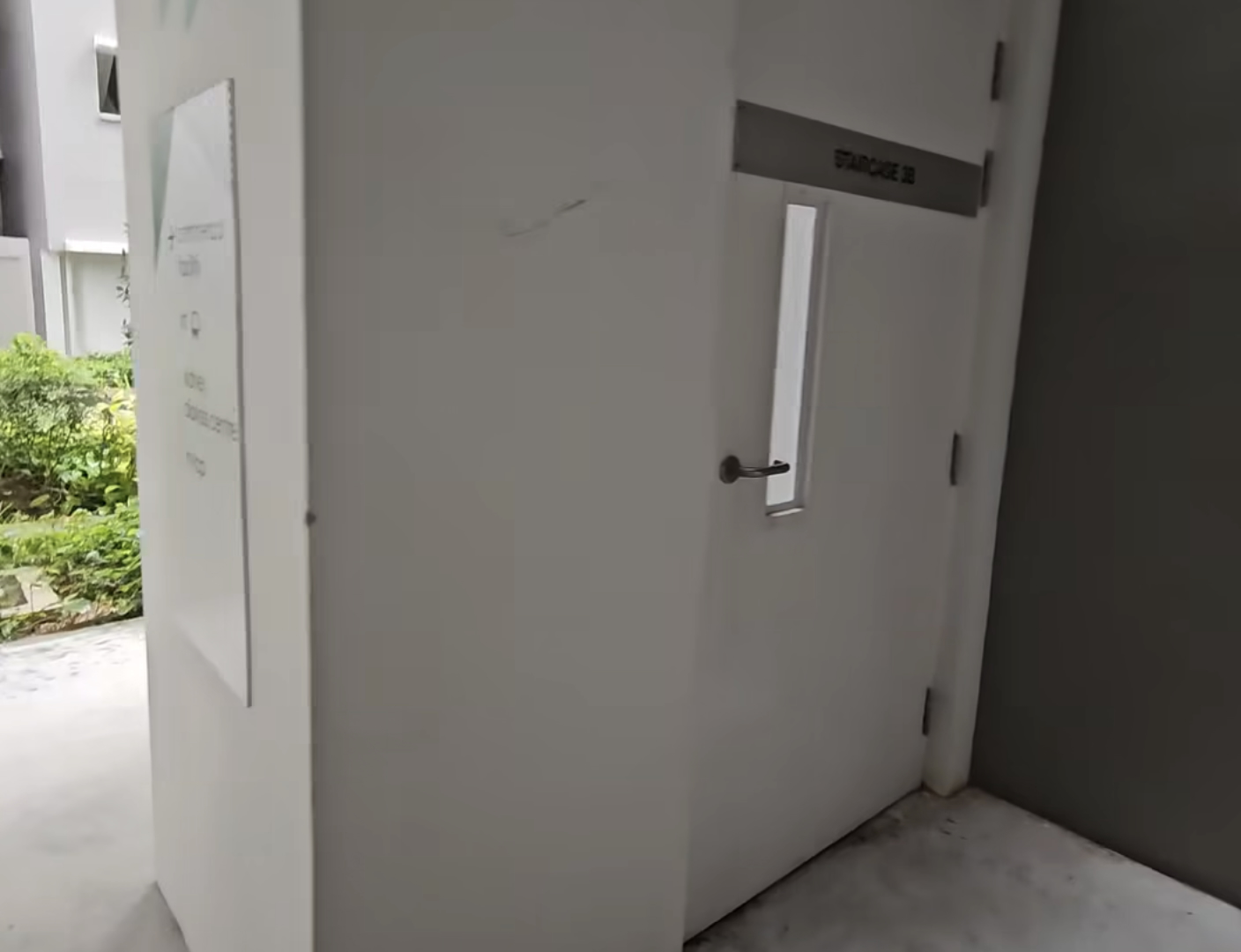 Netizens make fun of door that appears to go nowhere at Sengkang void deck